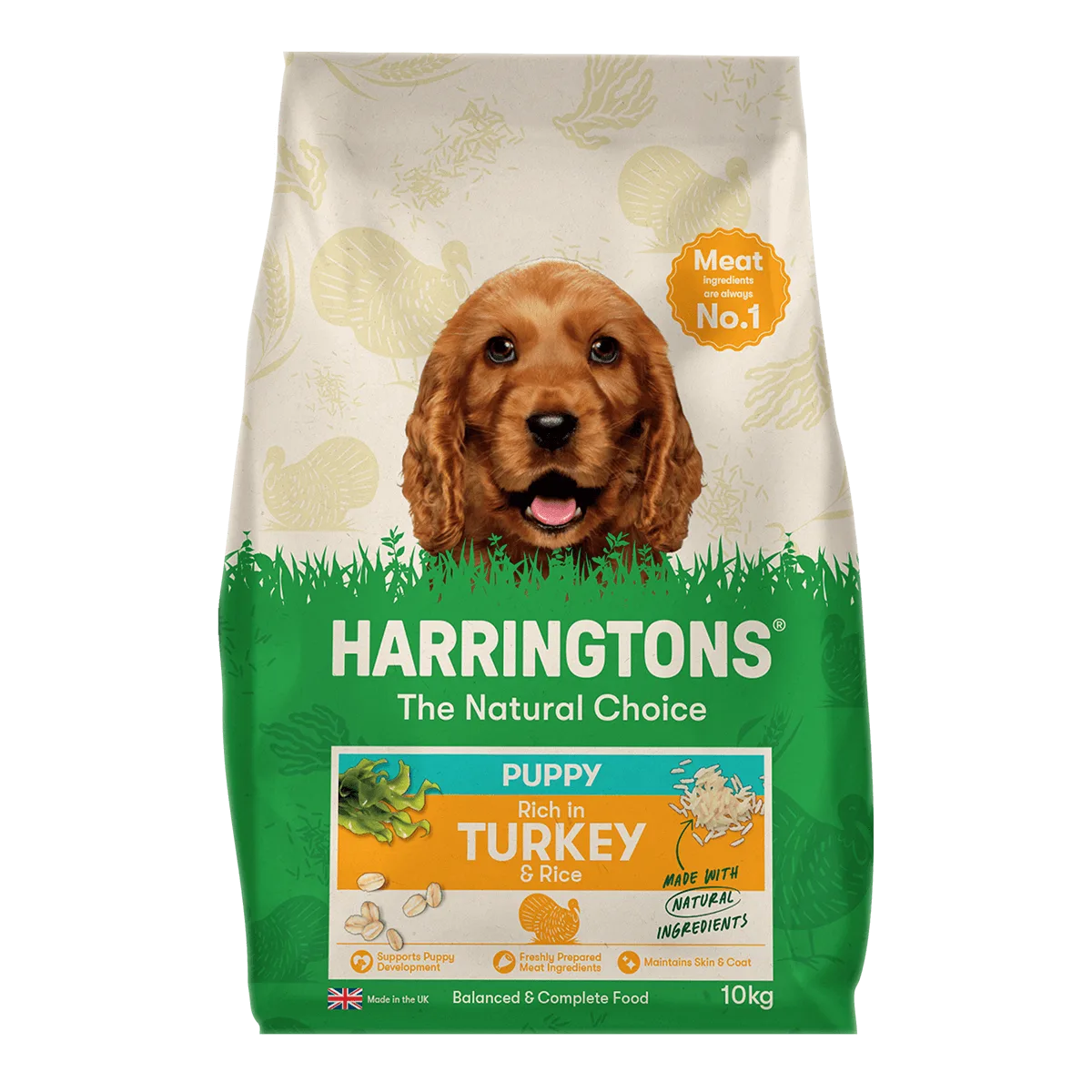Dry Puppy Food Rich in Turkey & Rice 10kg