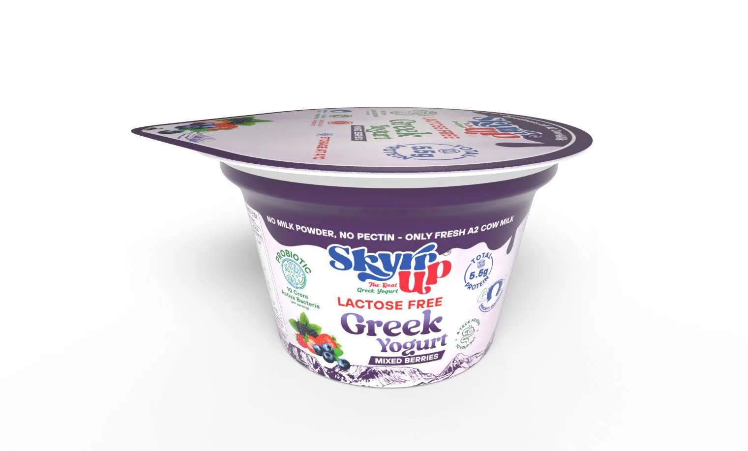 Mixed Berries Greek Yogurt (Single)