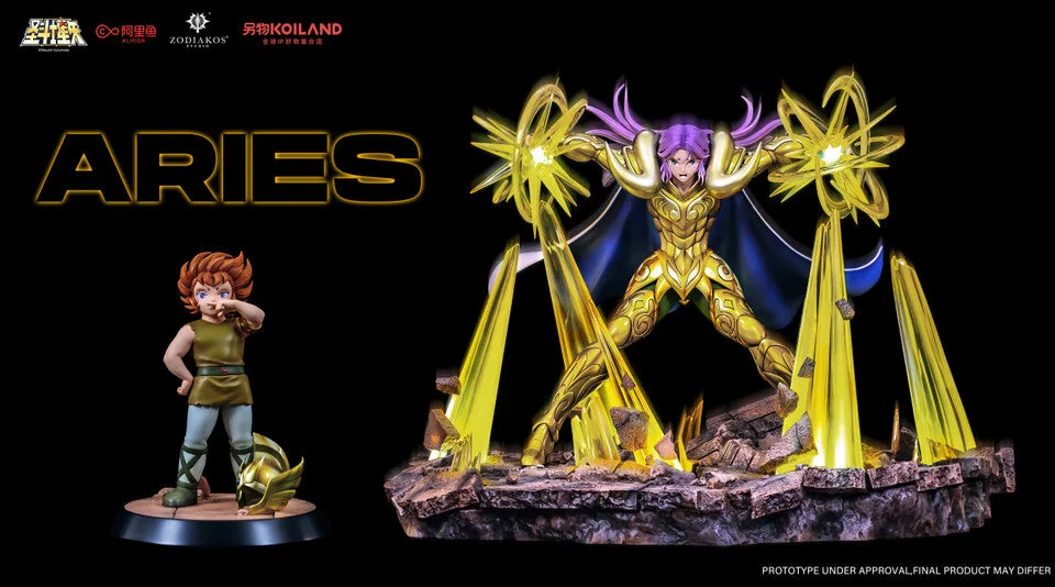 Warehouse in Stock Zodiakos Studio - Statue - Saint Seiya - Aries Mu (Licensed)