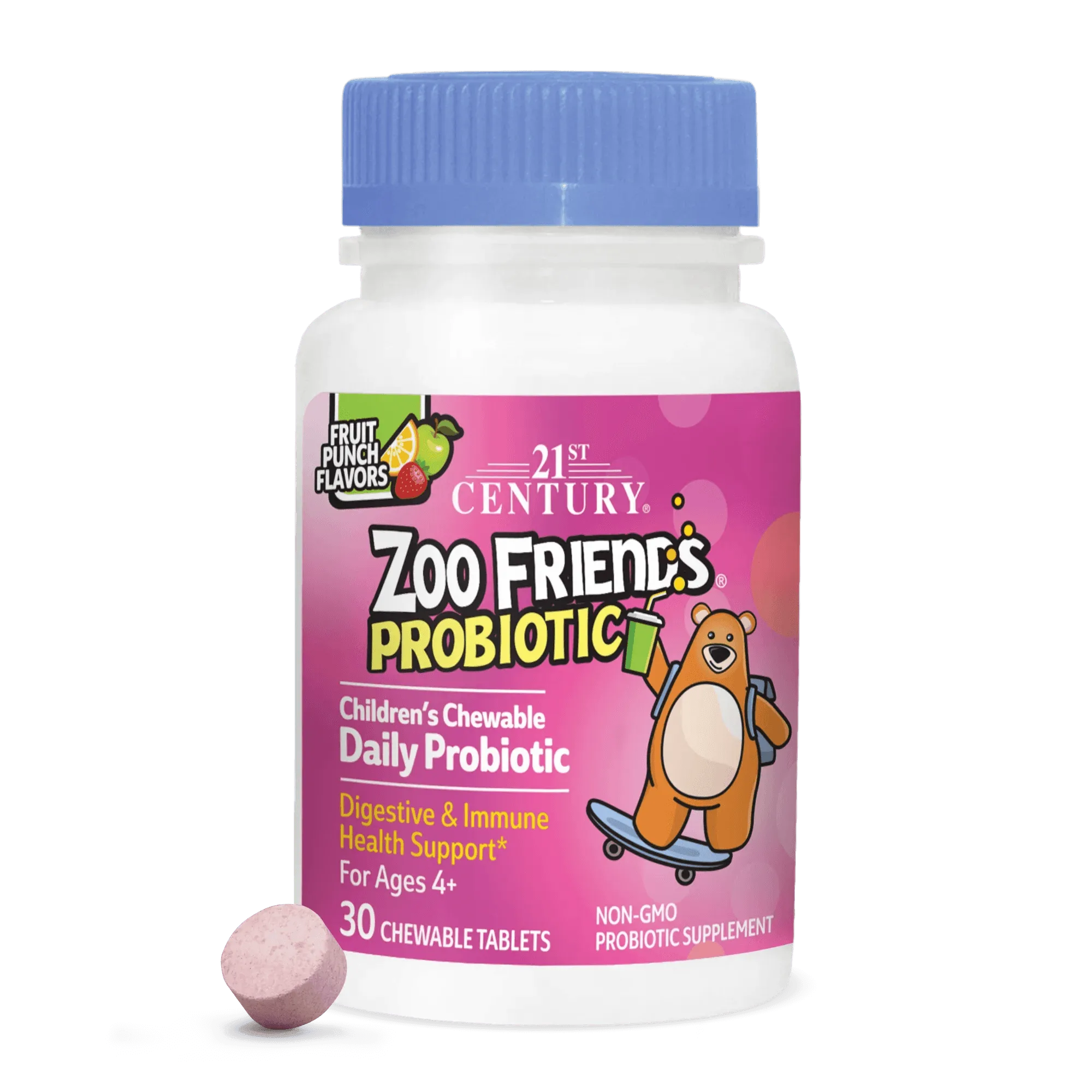Scegliere un probiotico per bambini: Zoo Friends masticabili