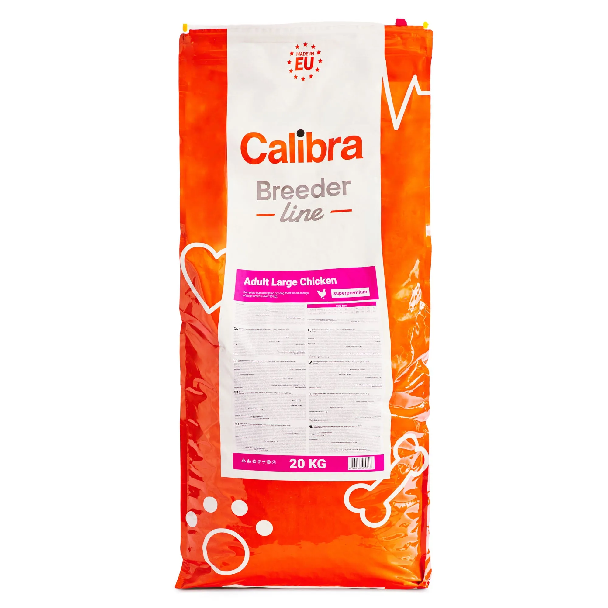 دليل المشتري: طعام Calibra Breeder Adult Large Chicken 20kg