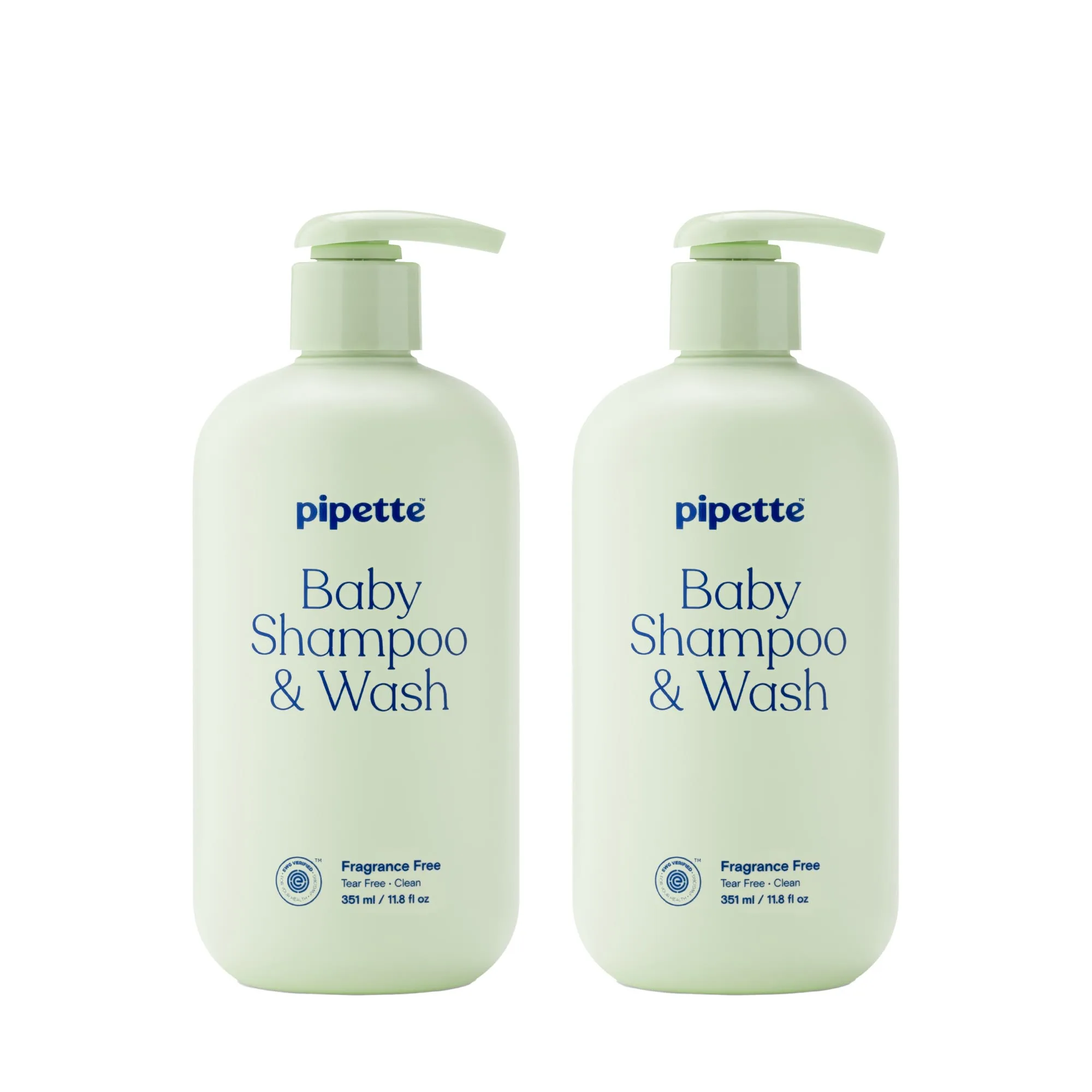 Fragrance-Free Baby Shampoo + Wash Duo