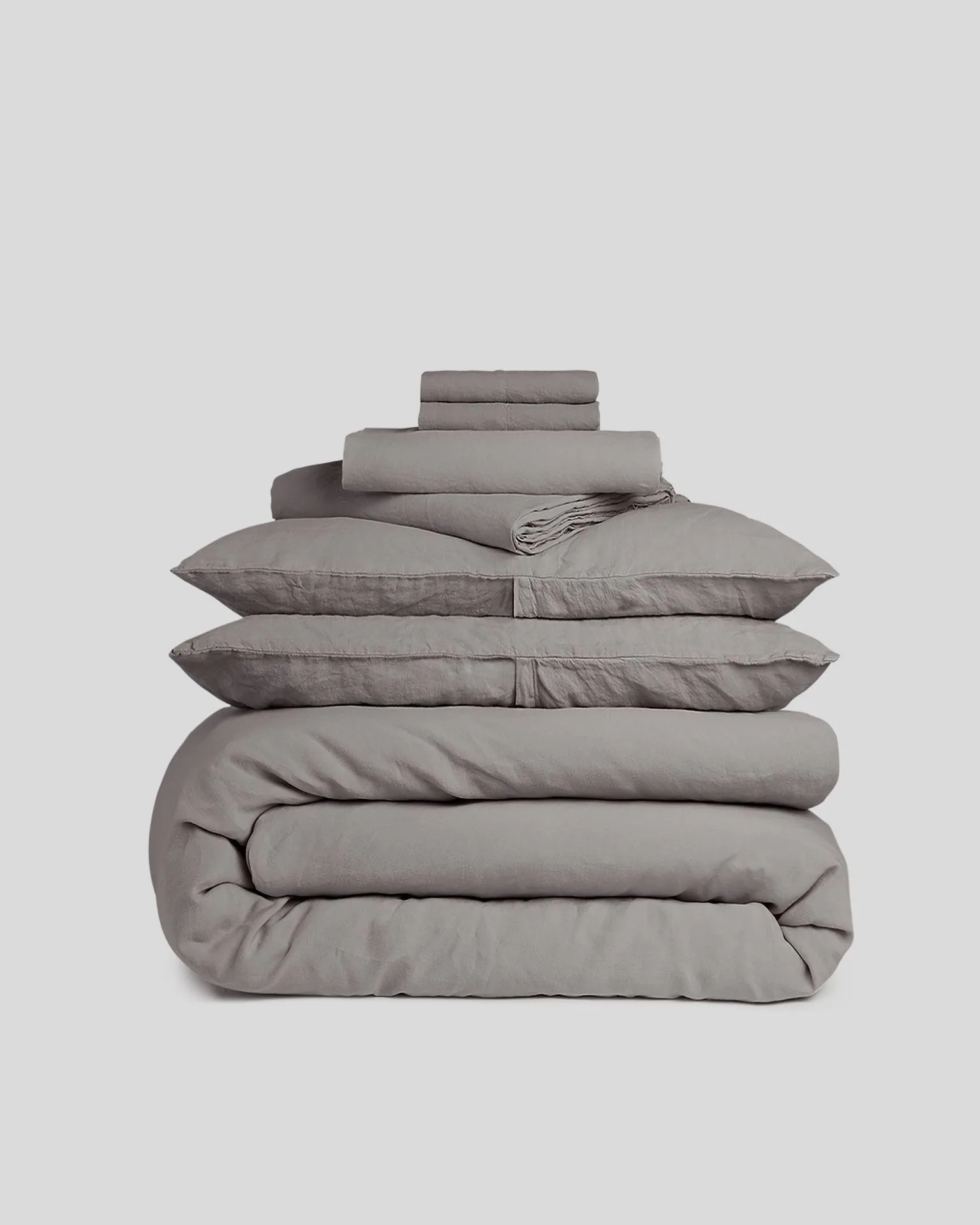 Linen Bundle - Pebble K/CK
