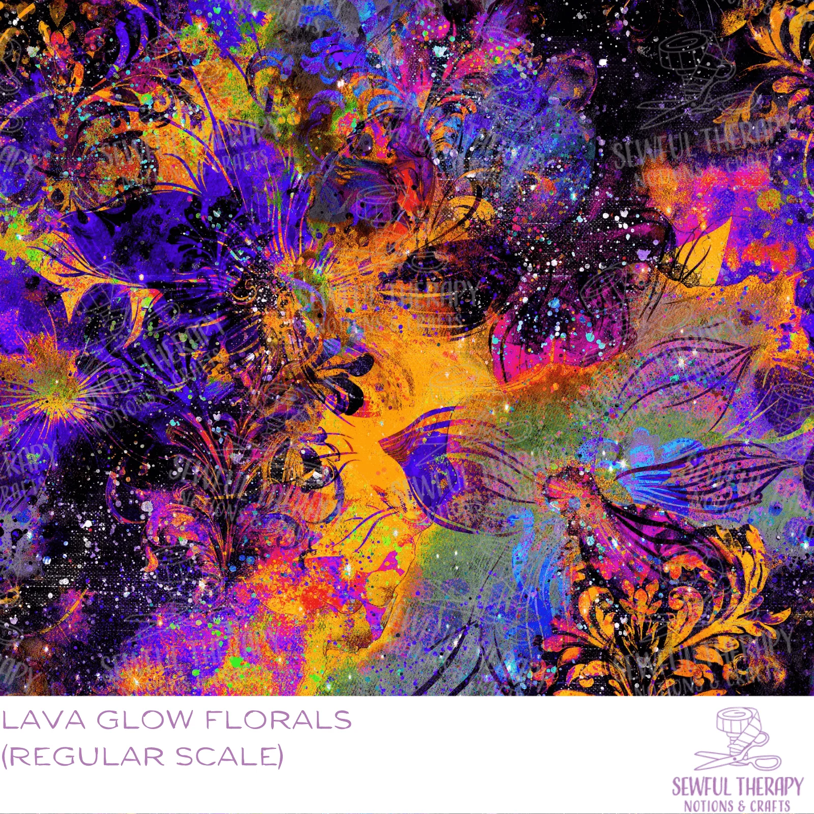 SewLuxe vs SewSmooth: fiori Lava Glow per borse