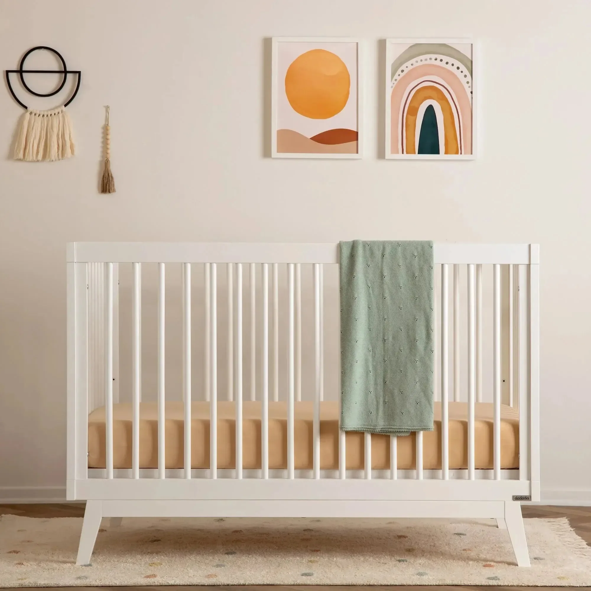 Dadada - Soho 3-in-1 Convertible Crib - White