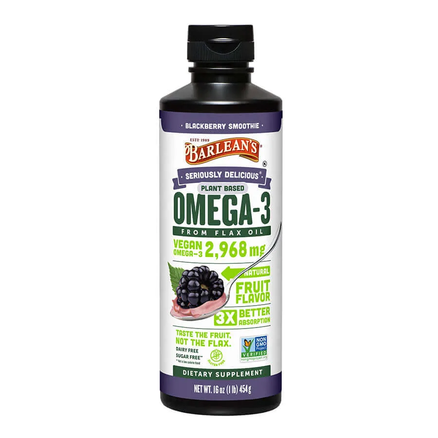 Blackberry Smoothie Flax Oil