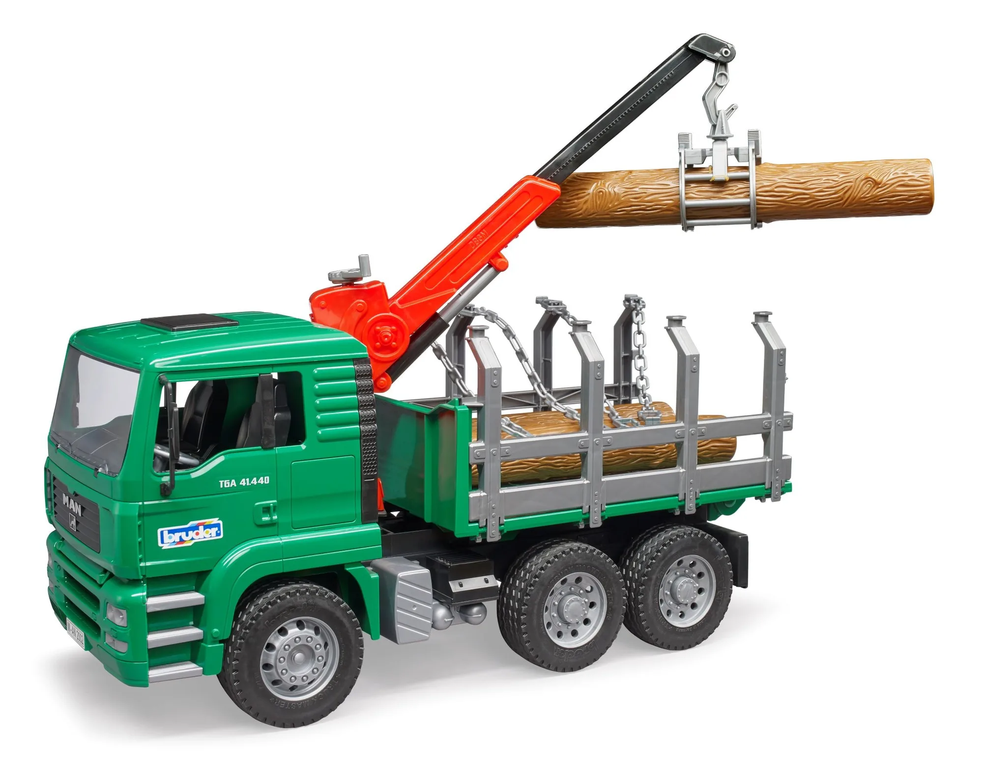 Bruder Man TGA Timber Truckの積み下ろし方法