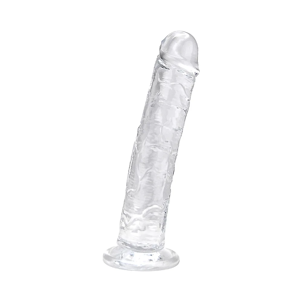 Loving Joy Dildo trasparente con ventosa 8,5 pollici