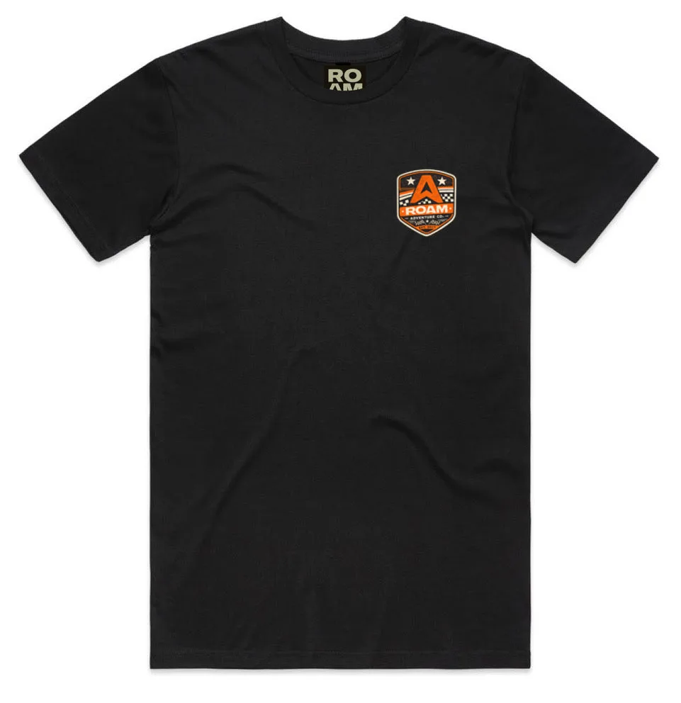 Cómo combinar la camiseta Roam a cuadros negra/naranja