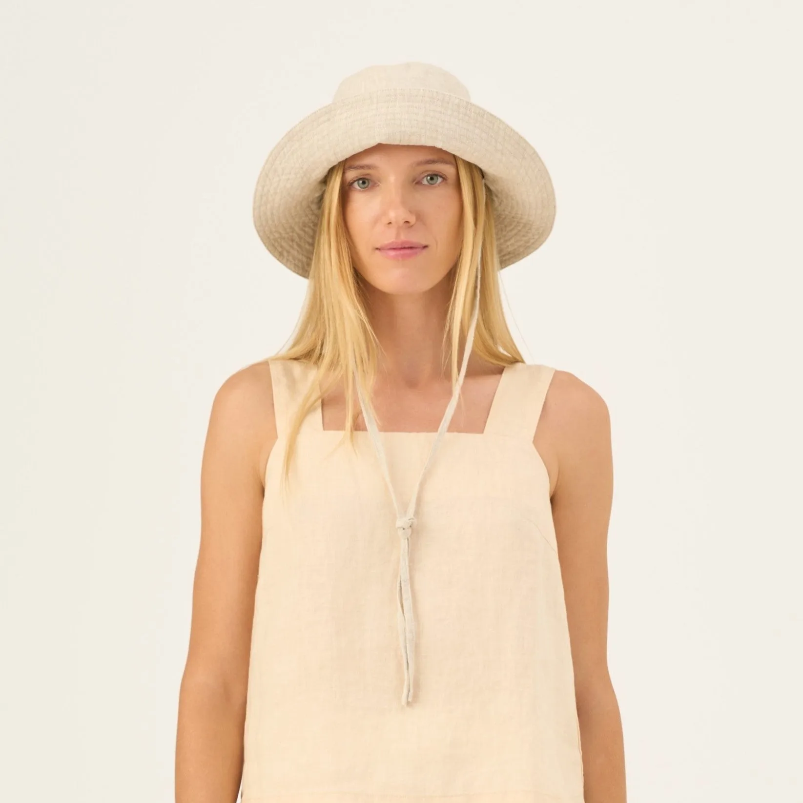 Melange Linen Solaris Hat