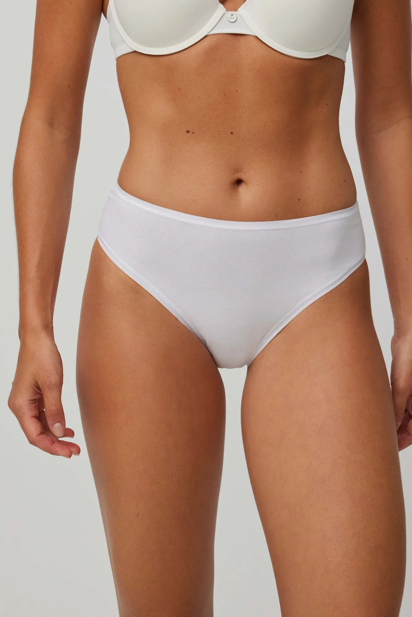 Pack de 2 bragas midi básicas algodón