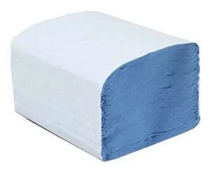 Blau Mini Handtuch Interfold 1‑Lagen