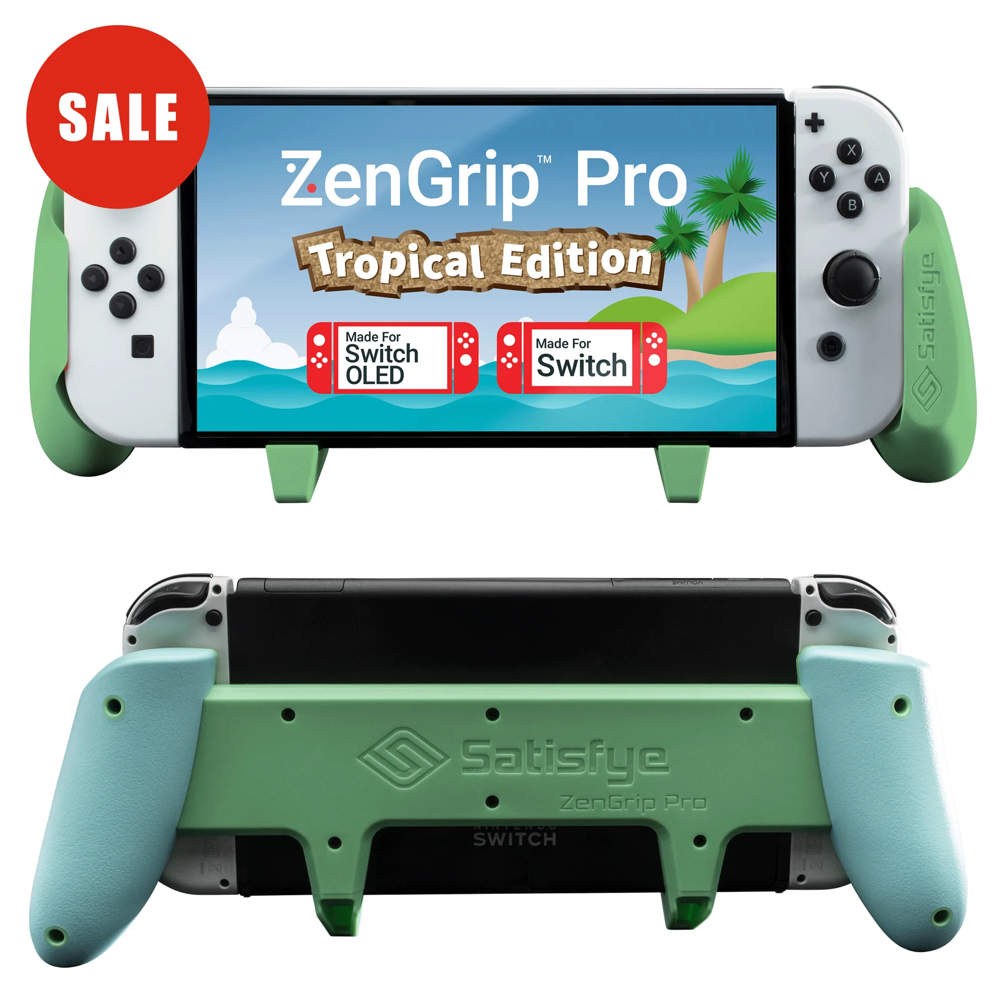 Satisfye Grip vs support intégré de Switch et grip Joy-Con : quelles différences ?
