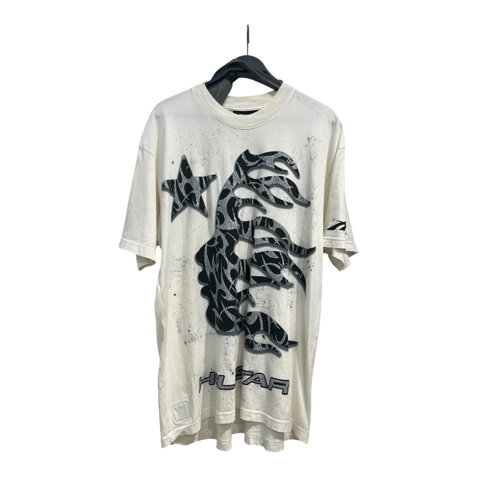 Hellstar Glitter Face T-Shirt: So bleibt der Print intakt