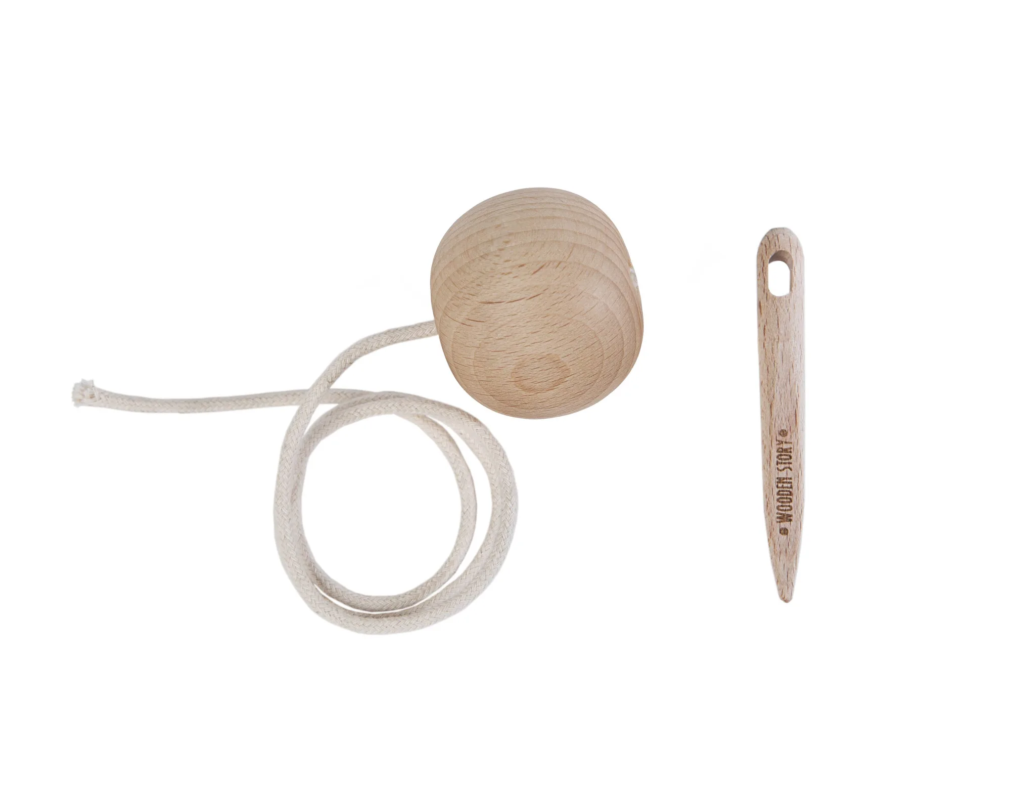 Wooden needle XL – for threading blocks
