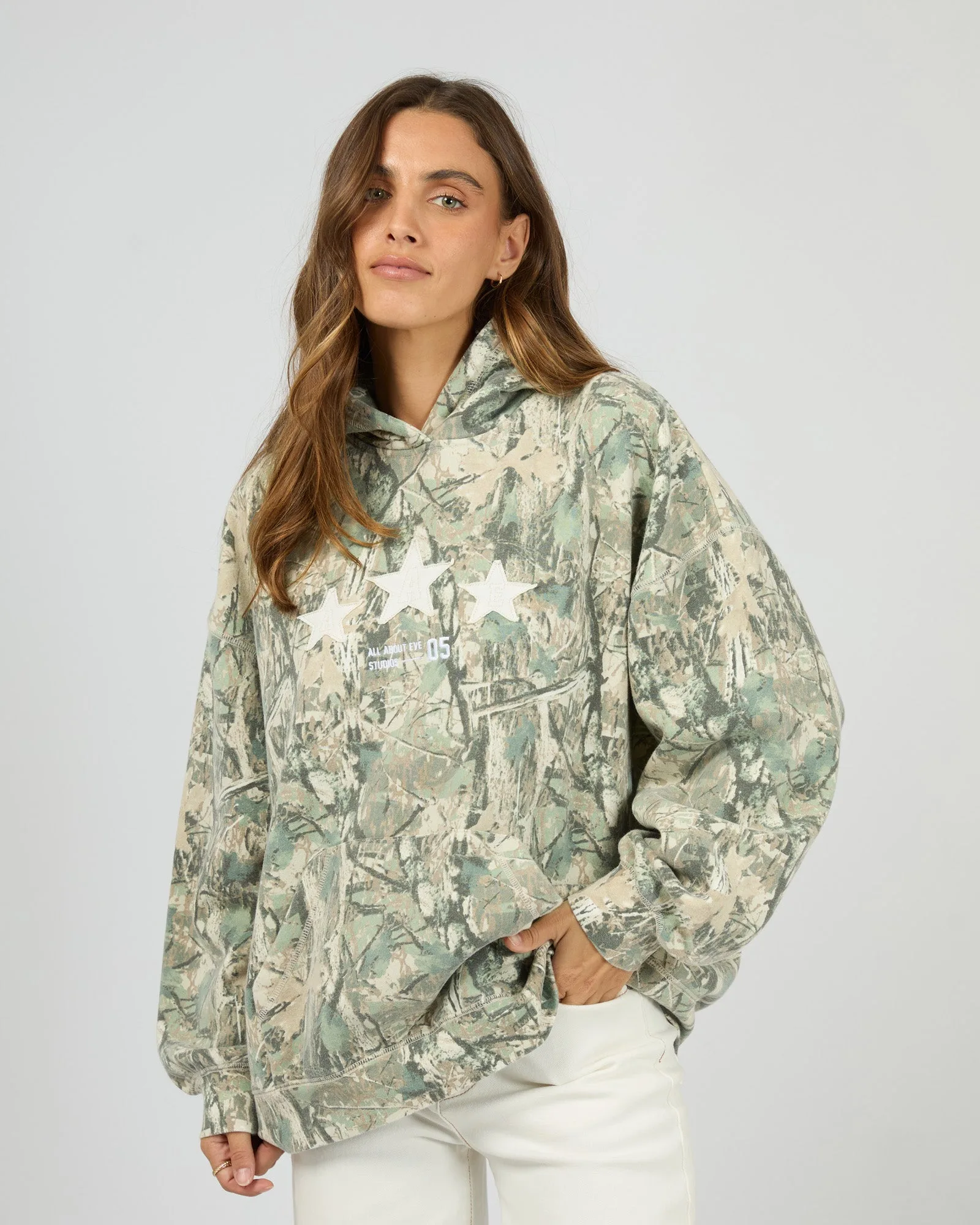 Woodlands Relaxed Hoodie Print