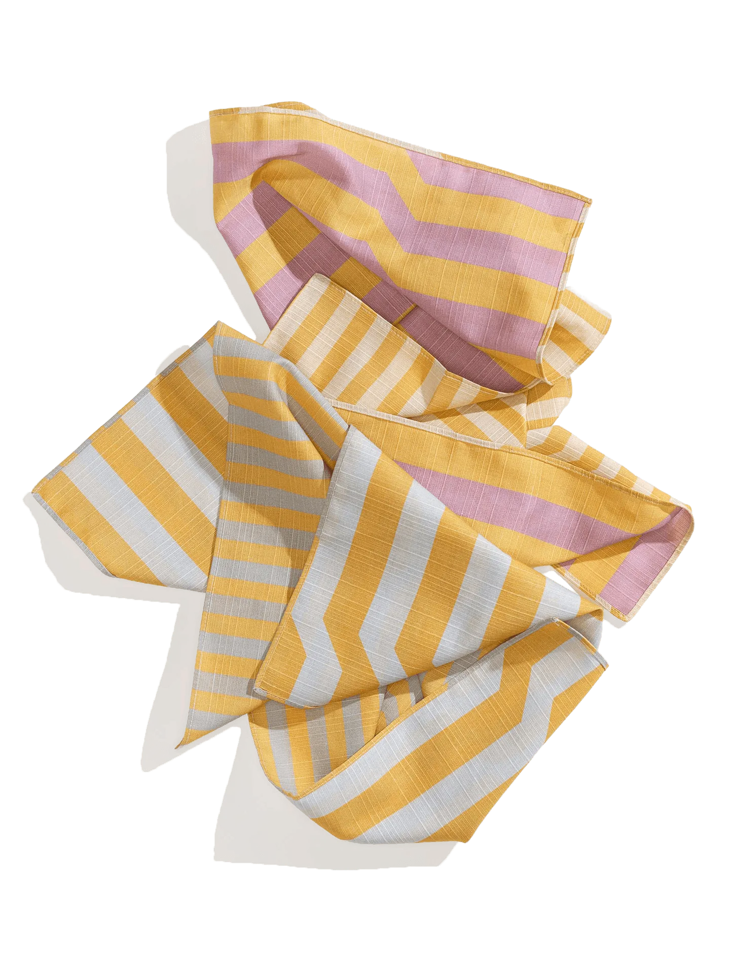 Dinner Napkins Double Sided Stripe - Quiet Season