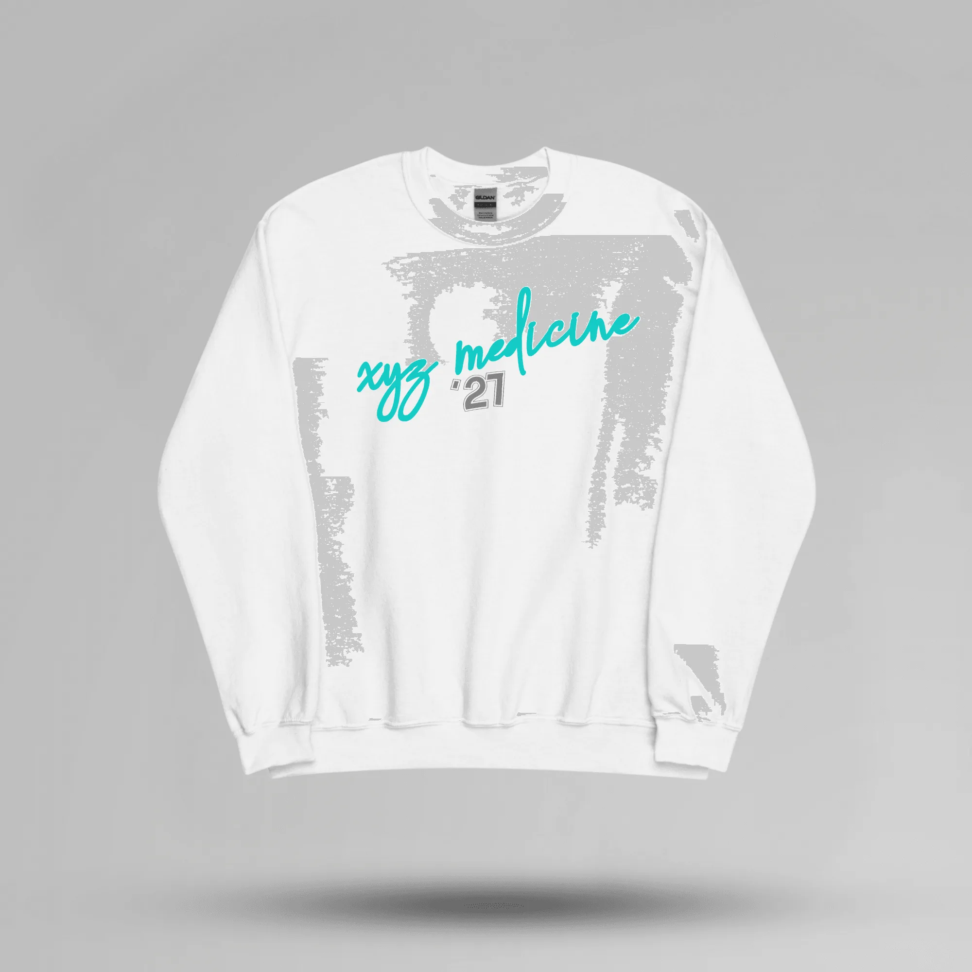 Retro-inspirierter, individueller Schulname-Crewneck