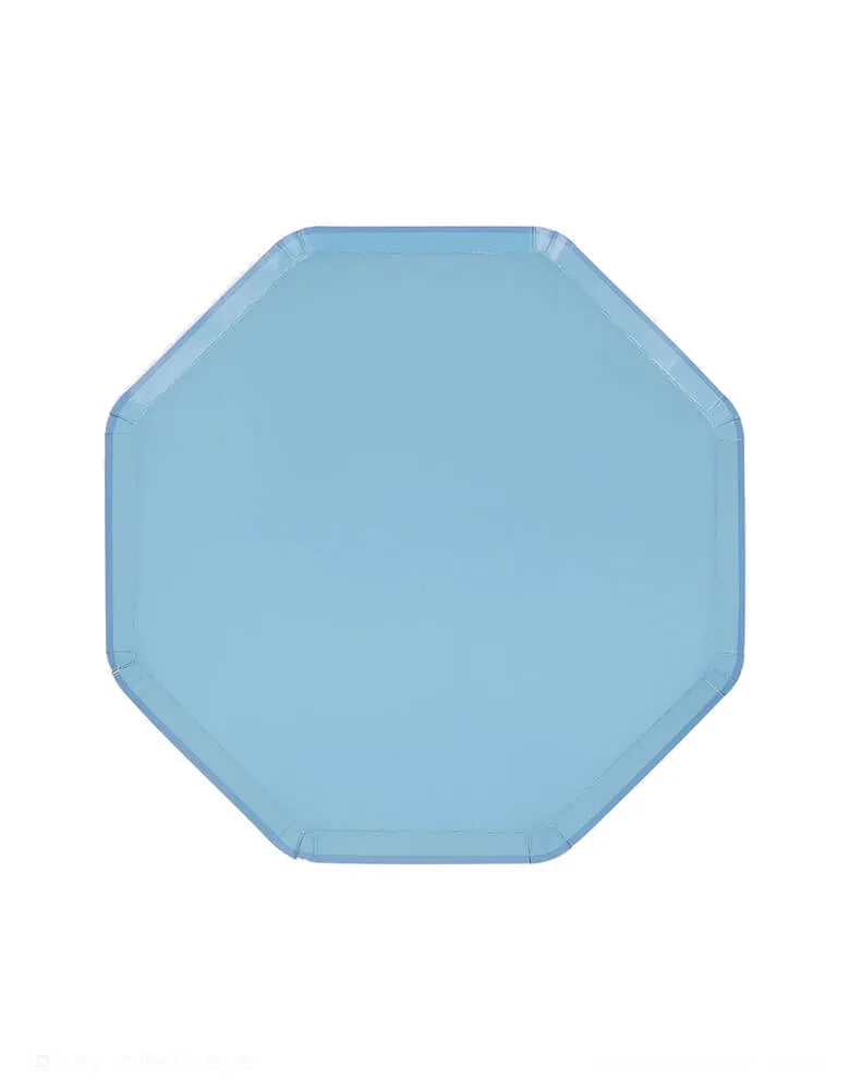 Cornflower Blue Side Plates (Set of 8)