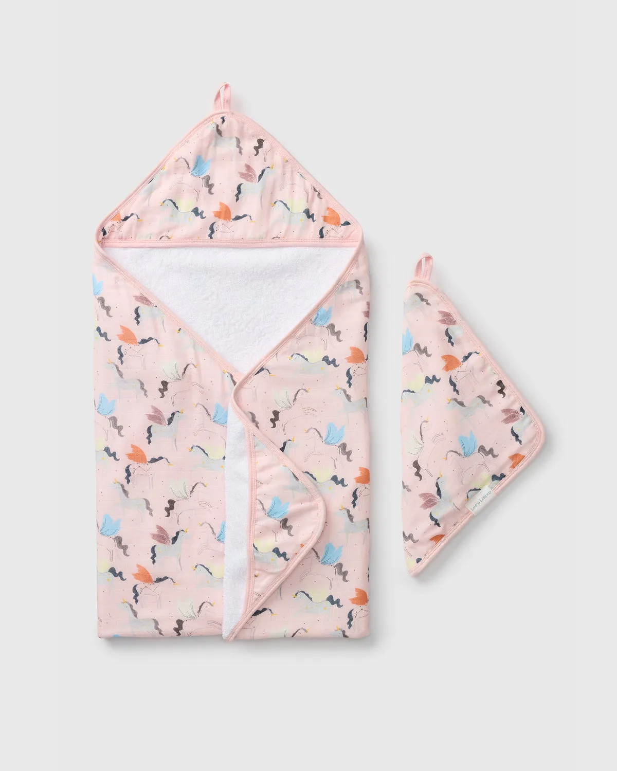 Hooded Towel Set - Unicorn Ballet