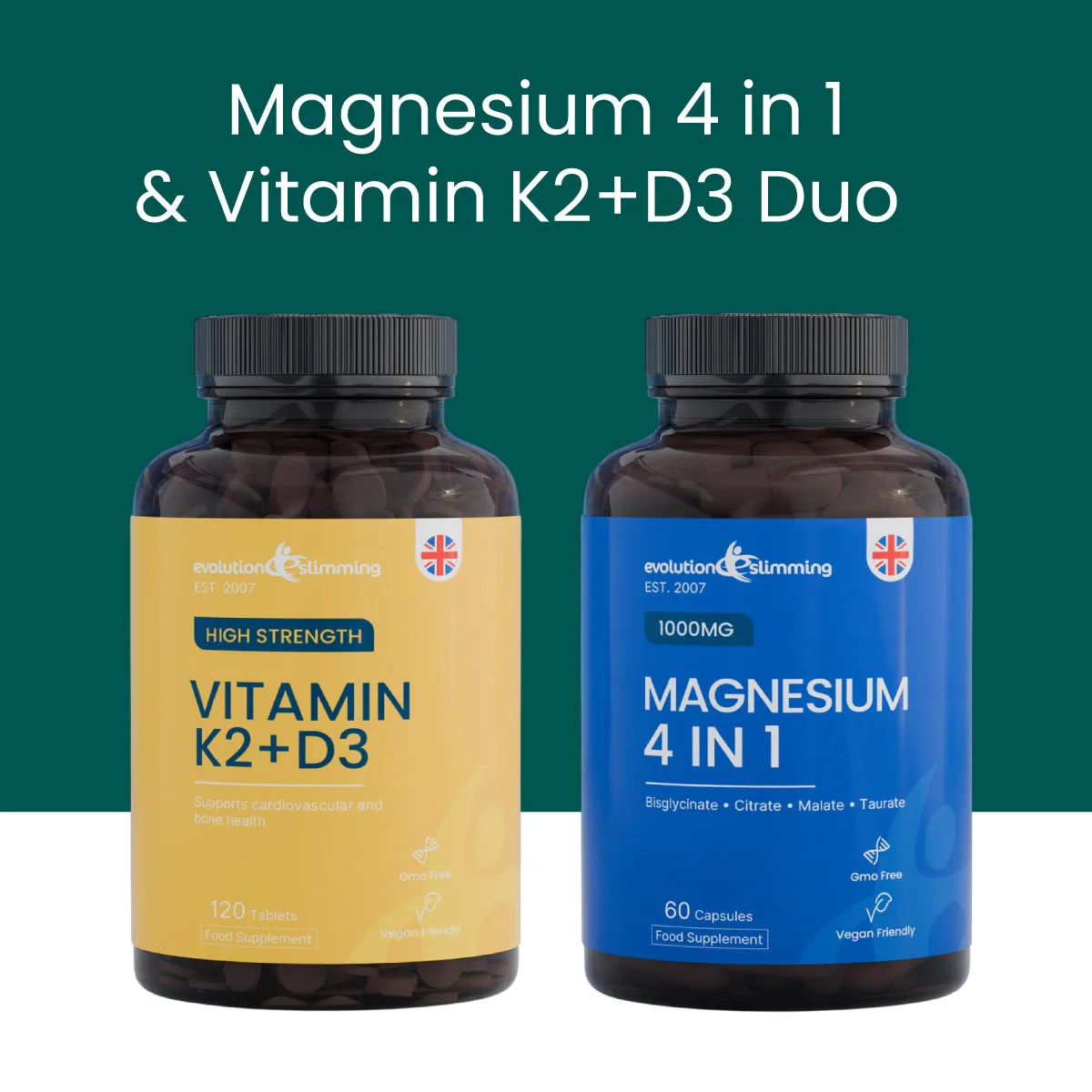 Magnesium K2 D3 vs EvoHim EvoHer: Which Wellness Bundle Fits You?