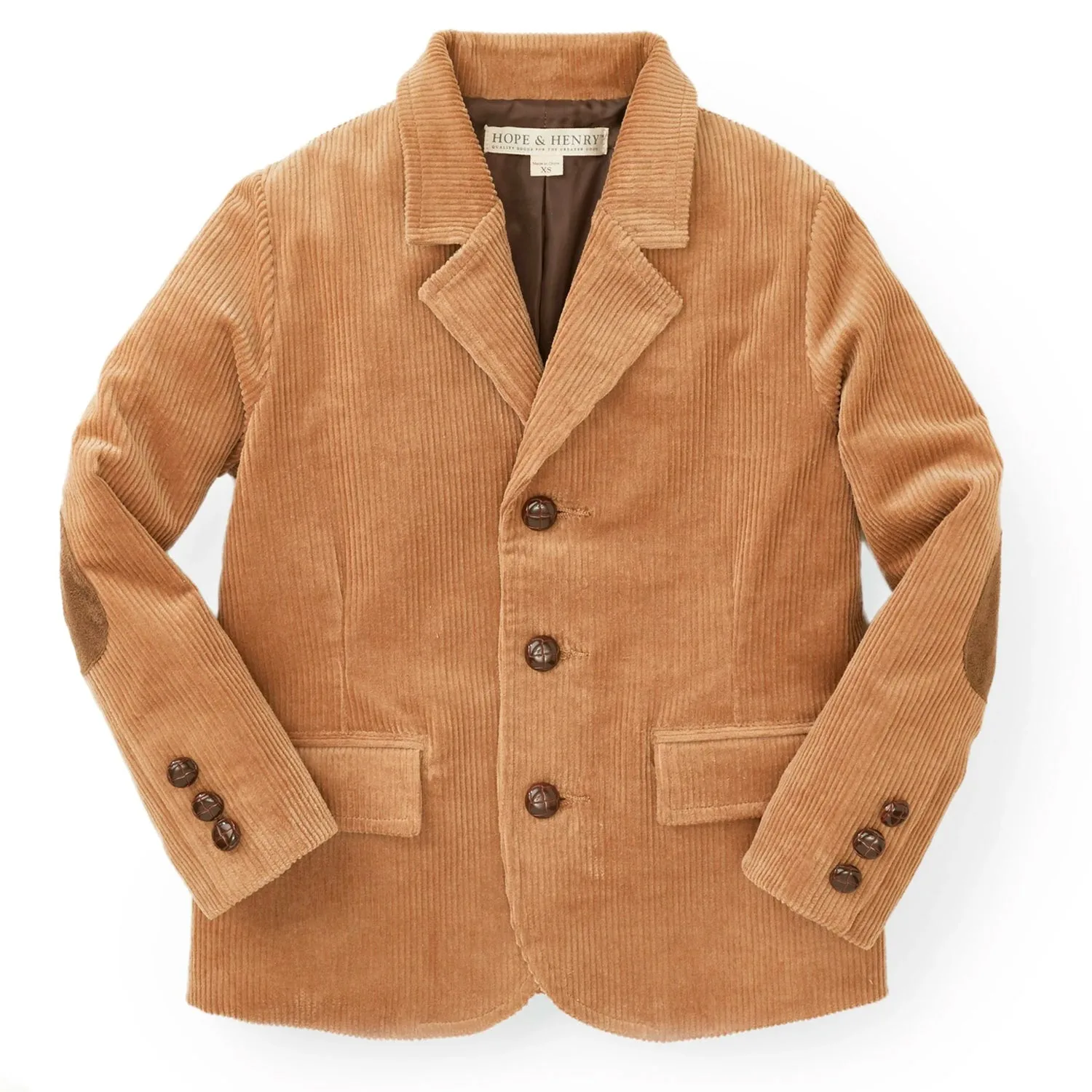Blazer de veludo cotelê orgânico