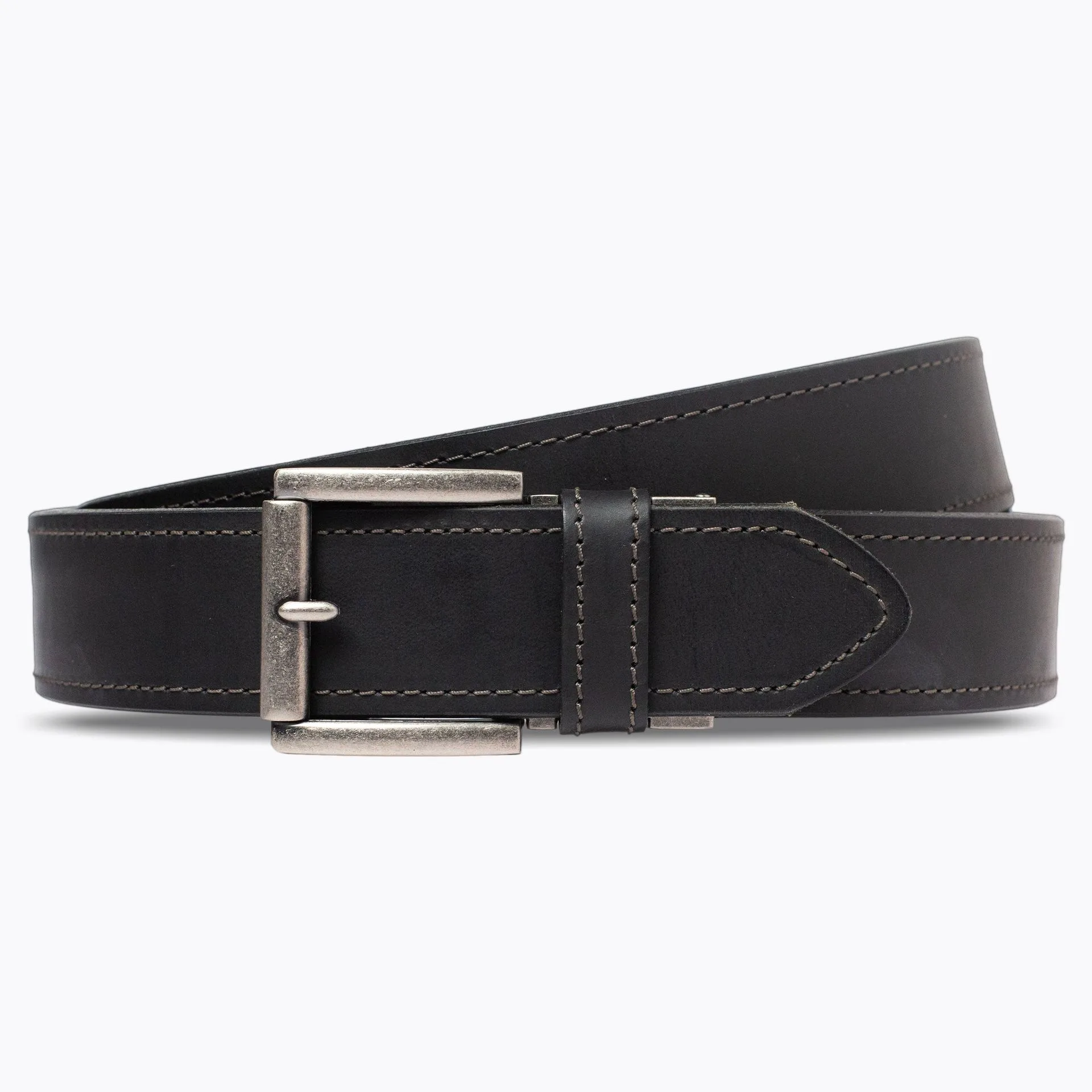 Timberline Americana -vyö, musta – Crazy Horse -nahkaremmi, 1,575" [40 mm]