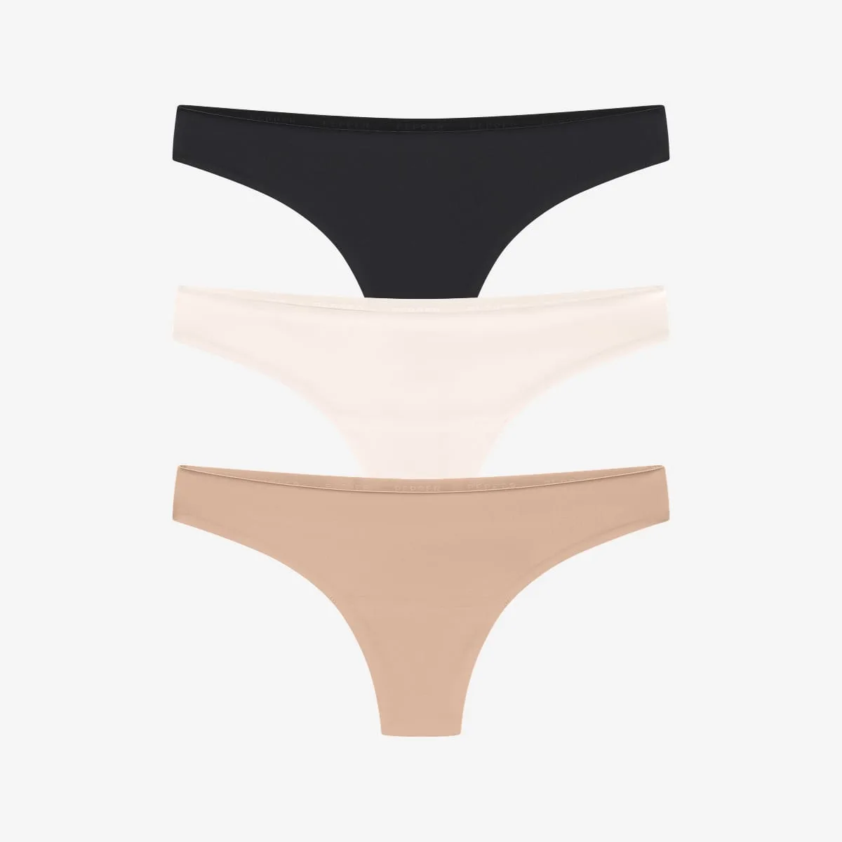 Simply Smooth No Show Thong 3er-Pack