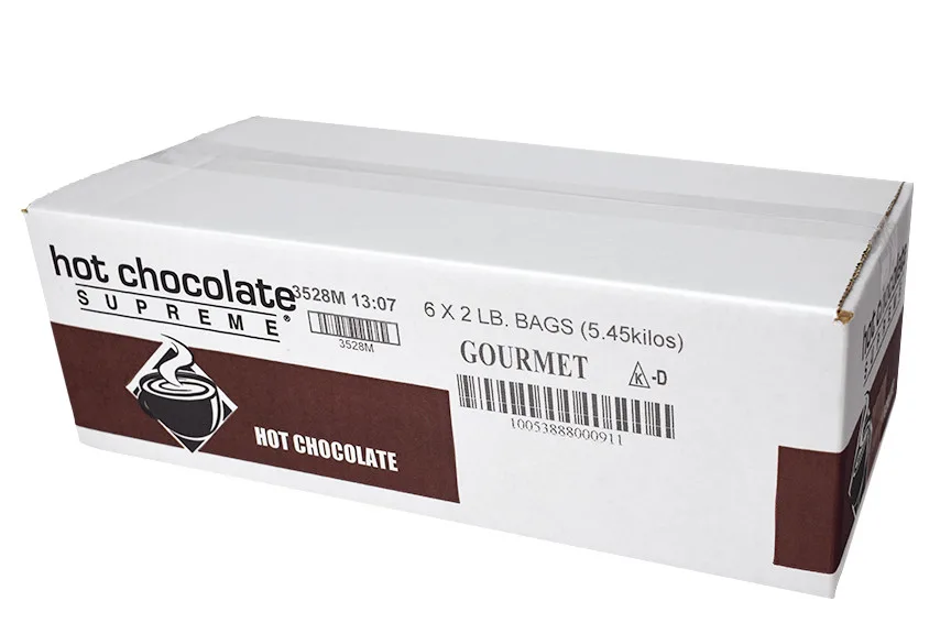Gourmet Instant Hot Chocolate Mix 6x2 Lb Case