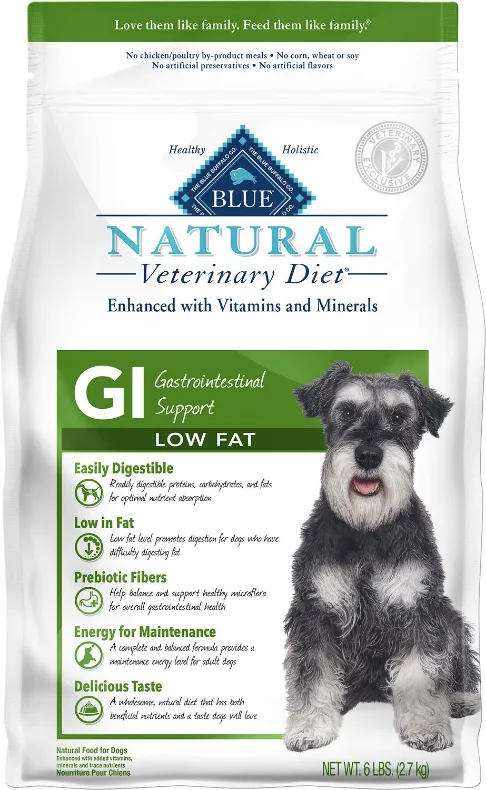 Blue Natural GI Gastrointestinal Support Low Fat Dry Dog Food