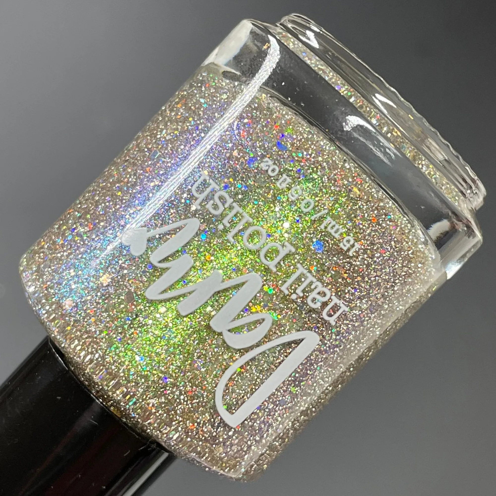 Thyme to Shine - Green Nail Polish - Reflective Nail Polish - Shimmer Nail Polish - Punshine and Petals Collection