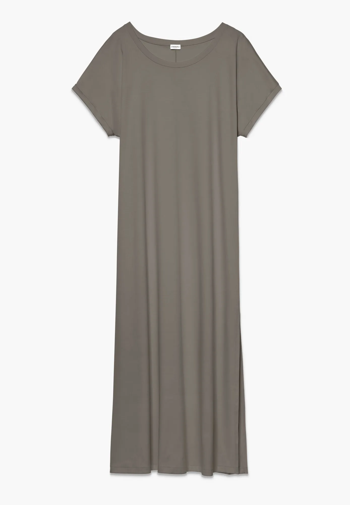 Sea Island | Langes Kleid kurzarm - toffee
