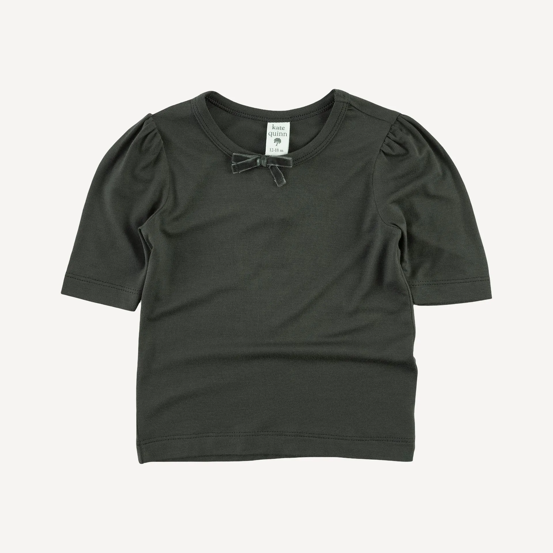 sarah bow top | beluga | bamboo