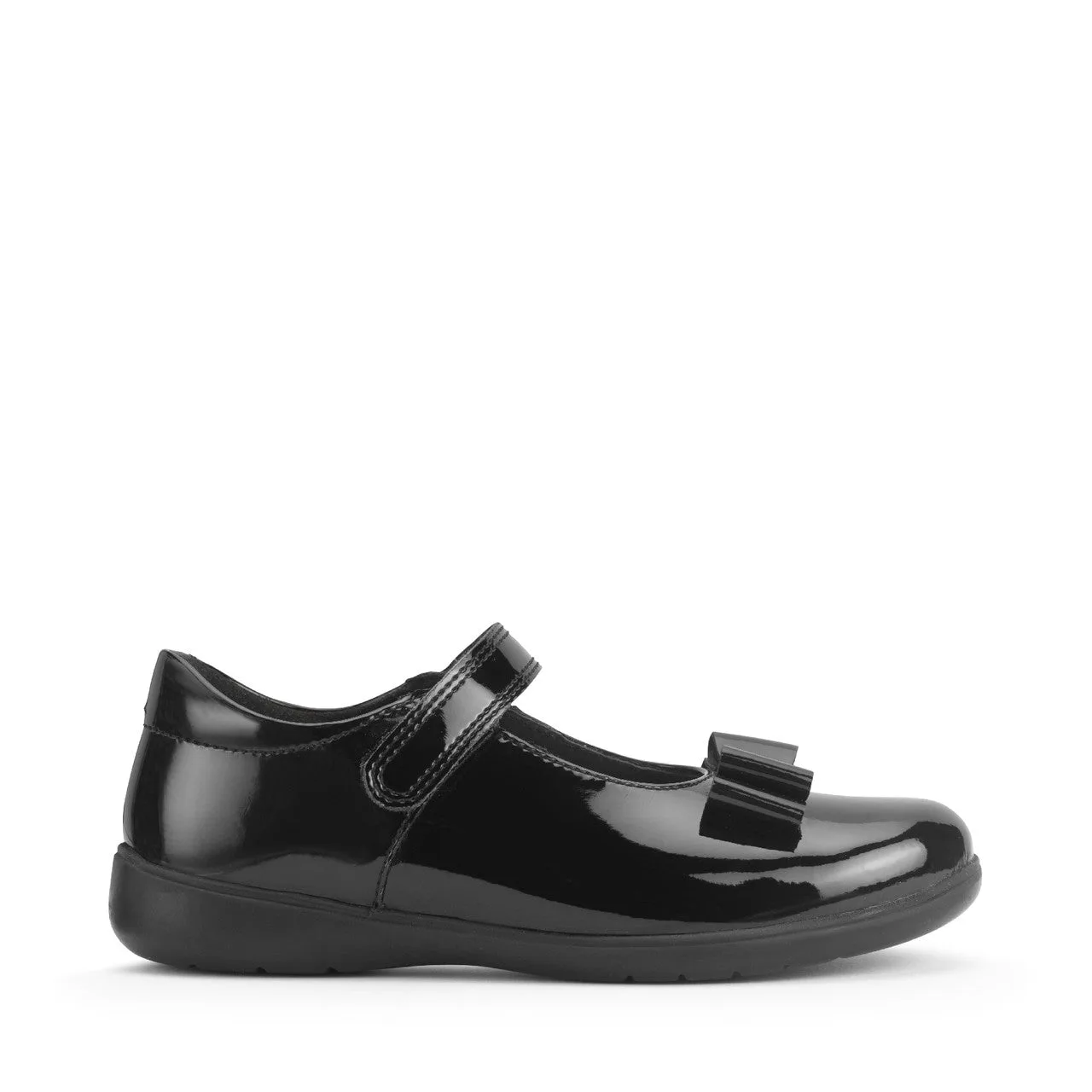 Start-Rite: Bella Dziewczęce Buty Szkolne - Czarny Patent