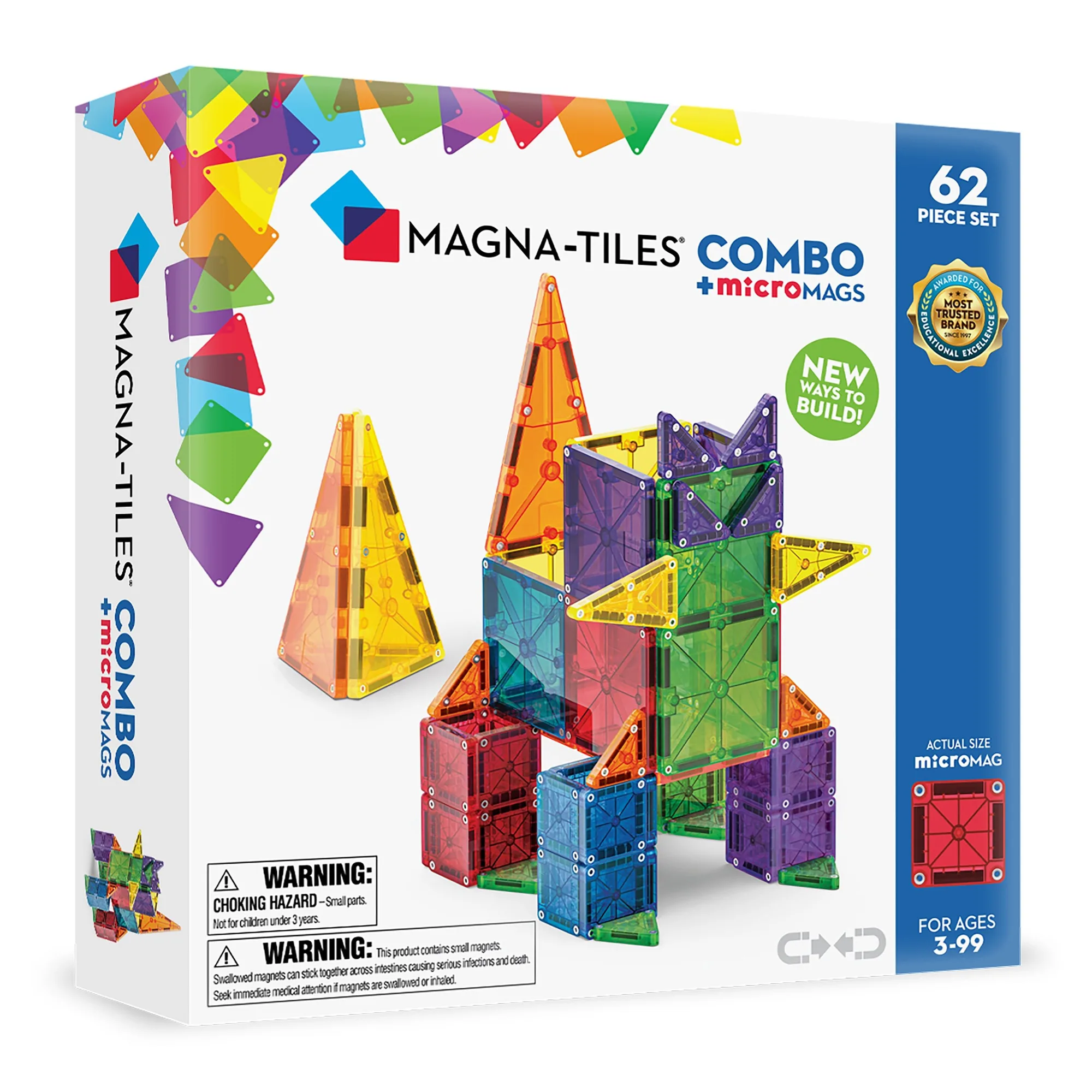 Combo 62 vs. Set de 46 piezas: ¿Qué set microMAGS elegir?