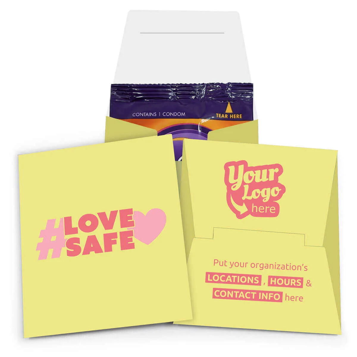 Love Safe محفظة داخلية للواقيات