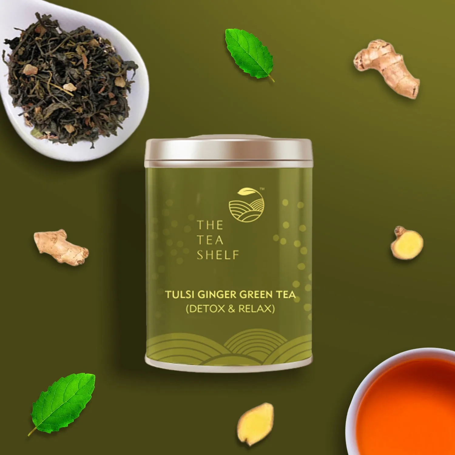 Tulsi Ginger Green Tea: A Soothing Herbal Infusion