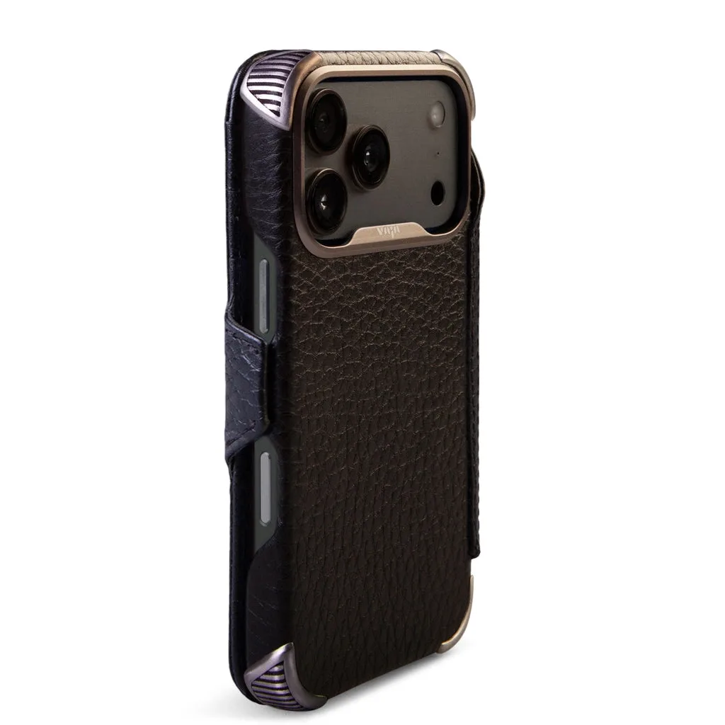 Buckler Wallet – iPhone 17 Pro Leather Wallet Case with MagSafe