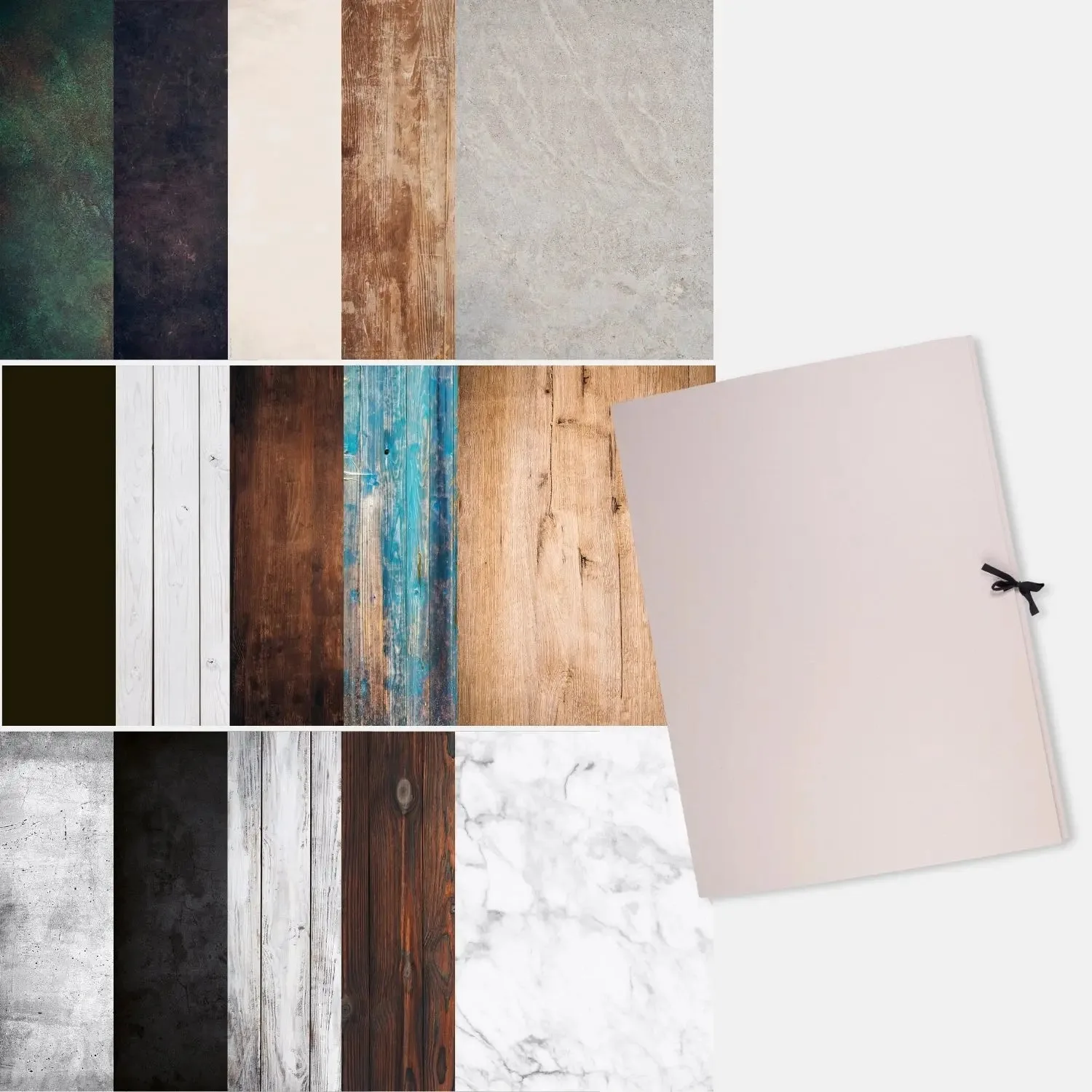 Flatlay Background Set: 15 Bestseller Backgrounds in a Bundle