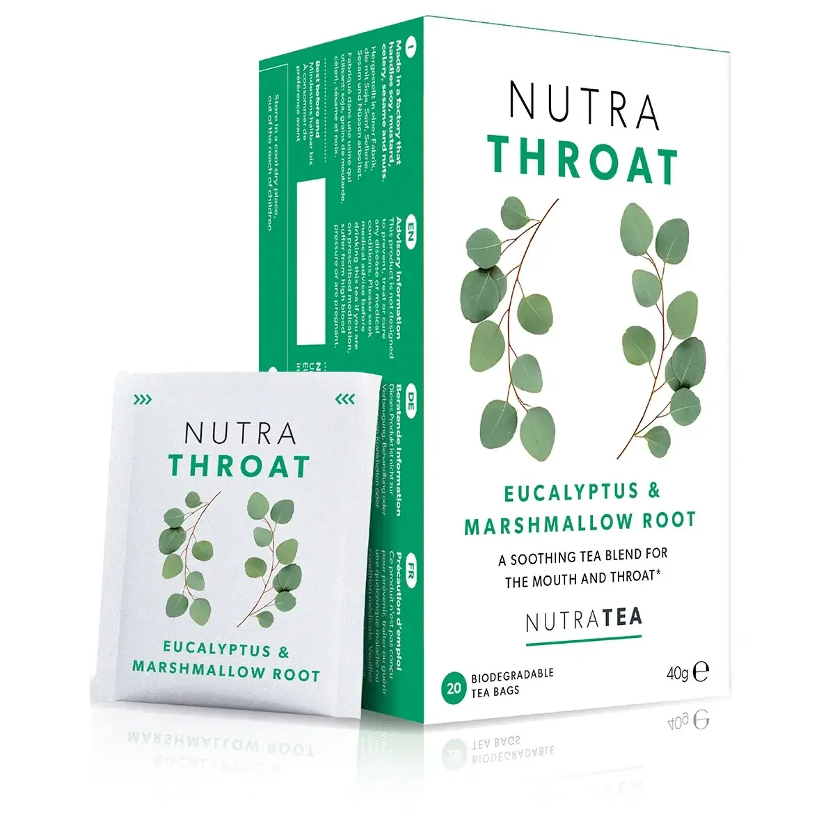 شاي NutraThroat لالتهاب الحلق: المكونات وآلية العمل