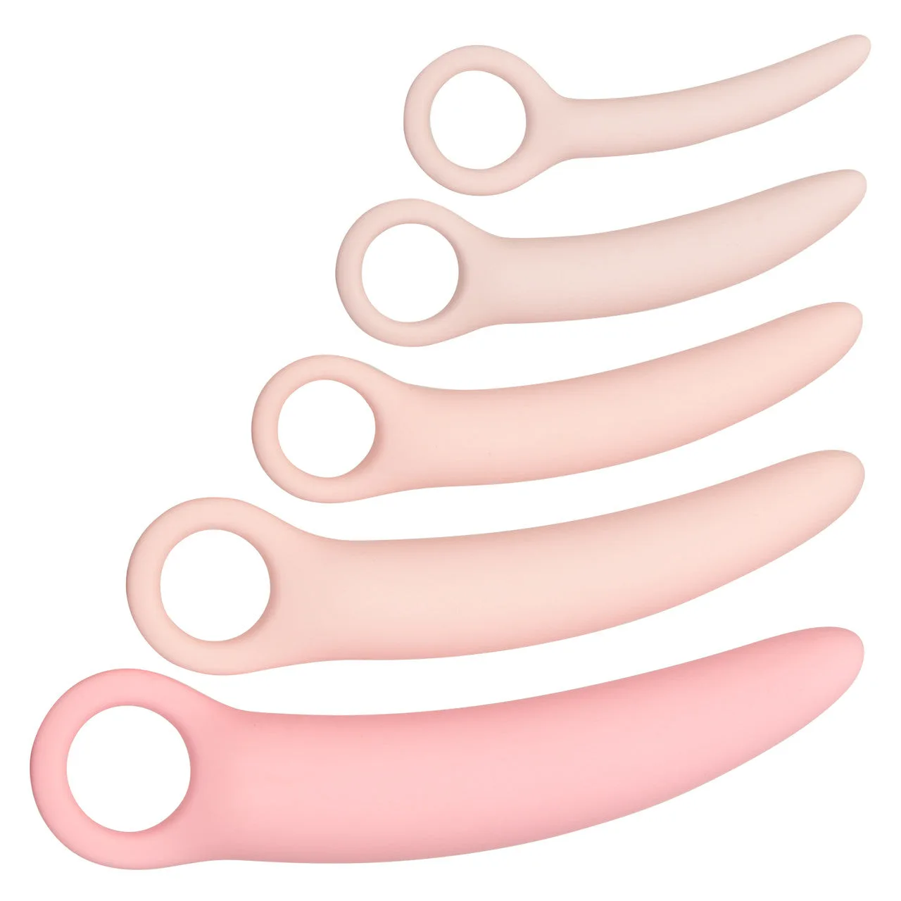 Kit 5 dilatateurs courbé en silicone