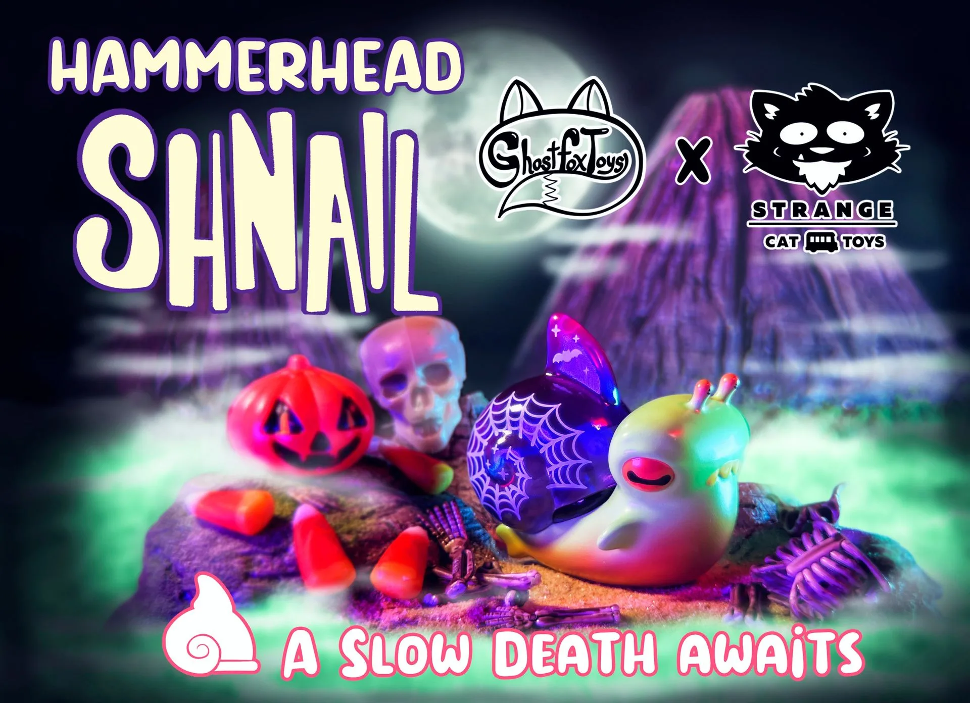 Figurines d'Halloween design : Spoopy Shnail et plus