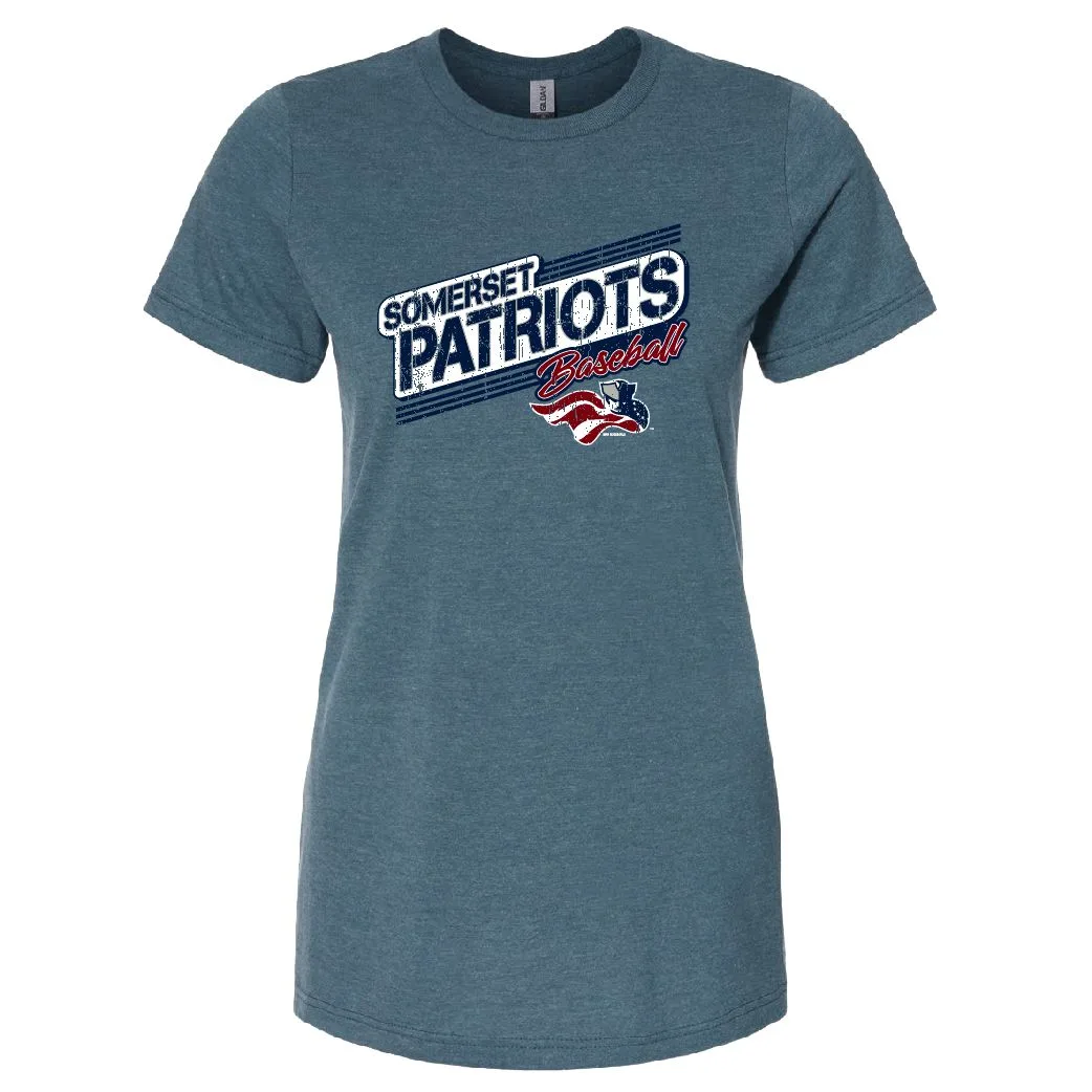 Somerset Patriots レディースVネックTシャツサイズガイド