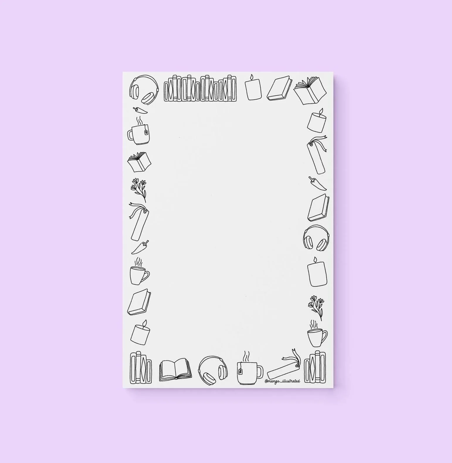 독서 노트에 Doodles 노트패드 활용법