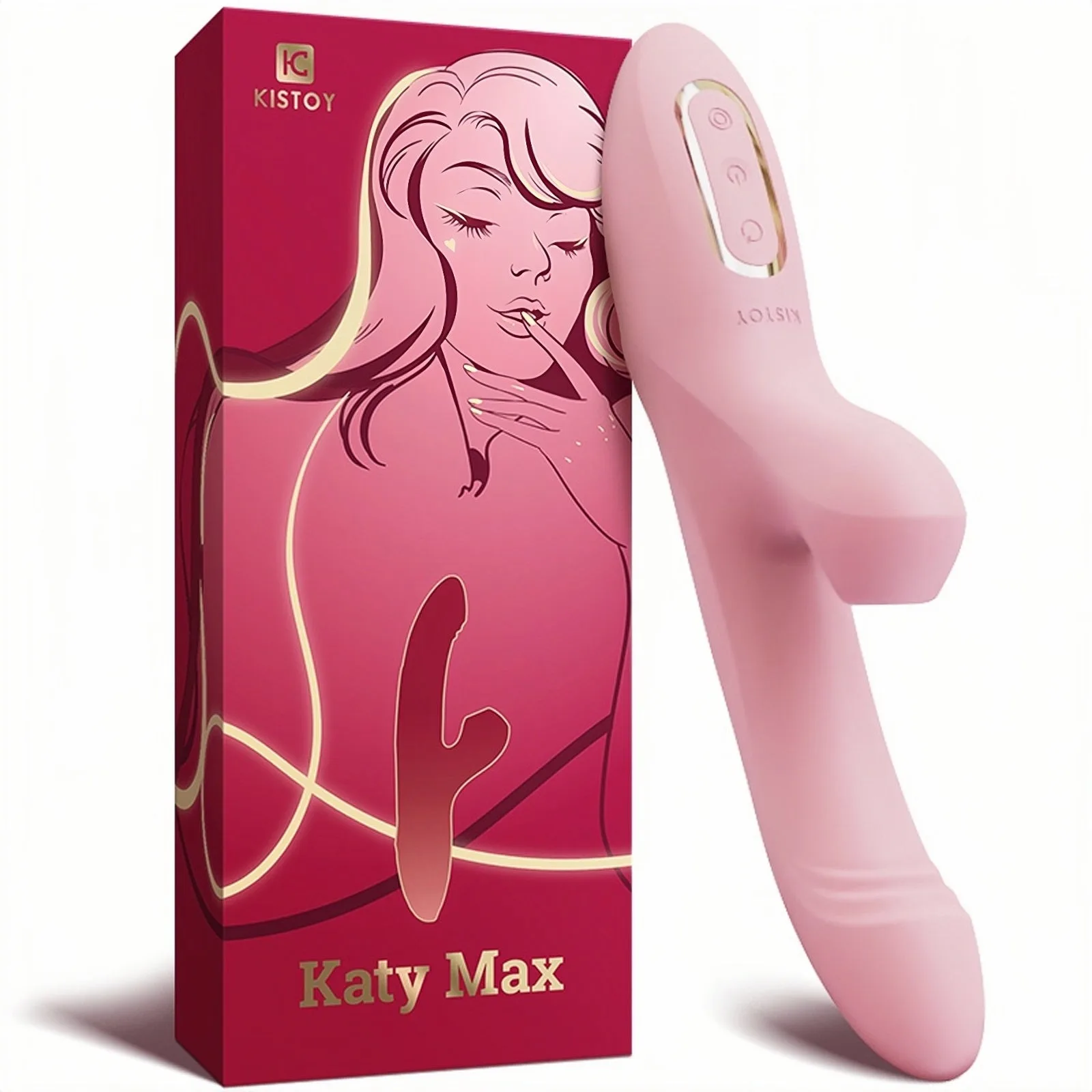 Katy Max Vibrador Rotatorio de Doble Punto