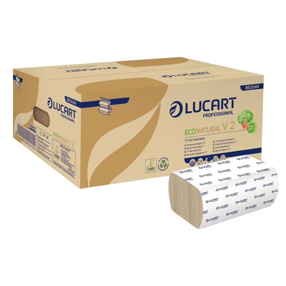 Havana Eco Recycling-Handtücher – Beige 2‑Lagen 1×3800