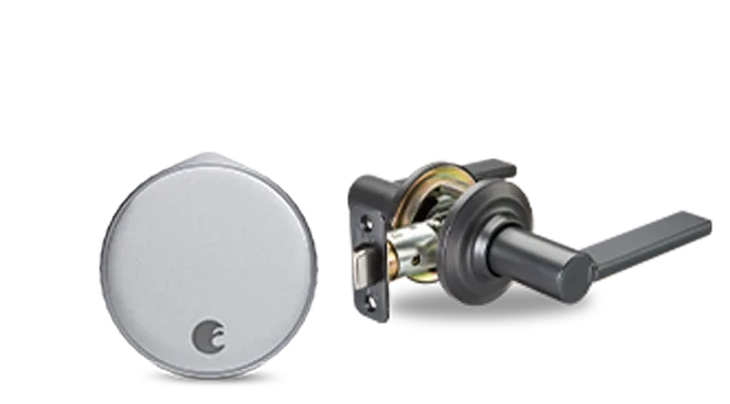 August Wi-Fi Smart Lock + Leva Valdosta in nero