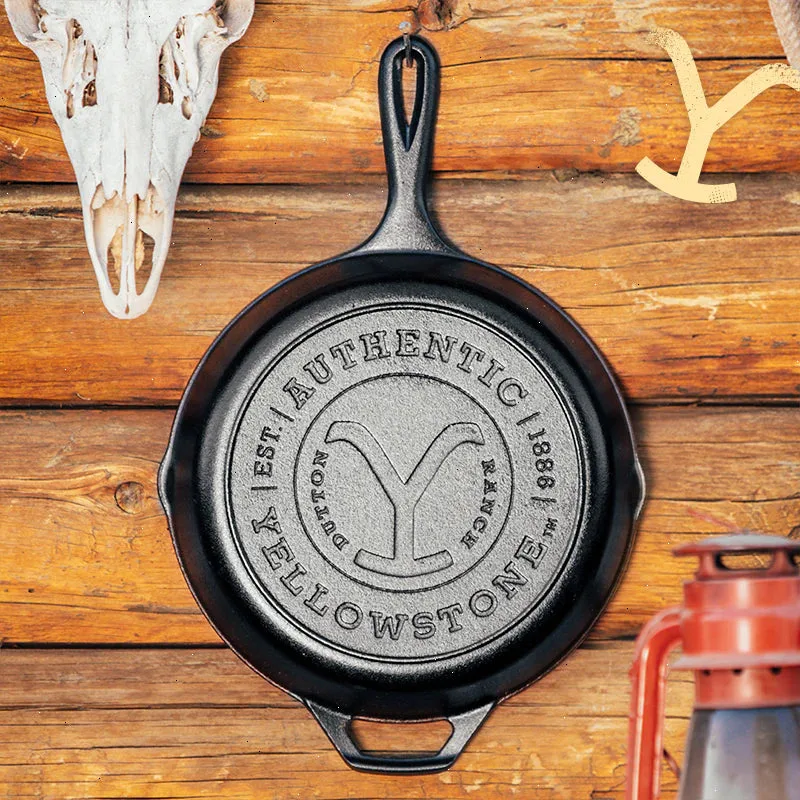 Yellowstone 10.25 Inch Cast Iron Authentic Y Skillet