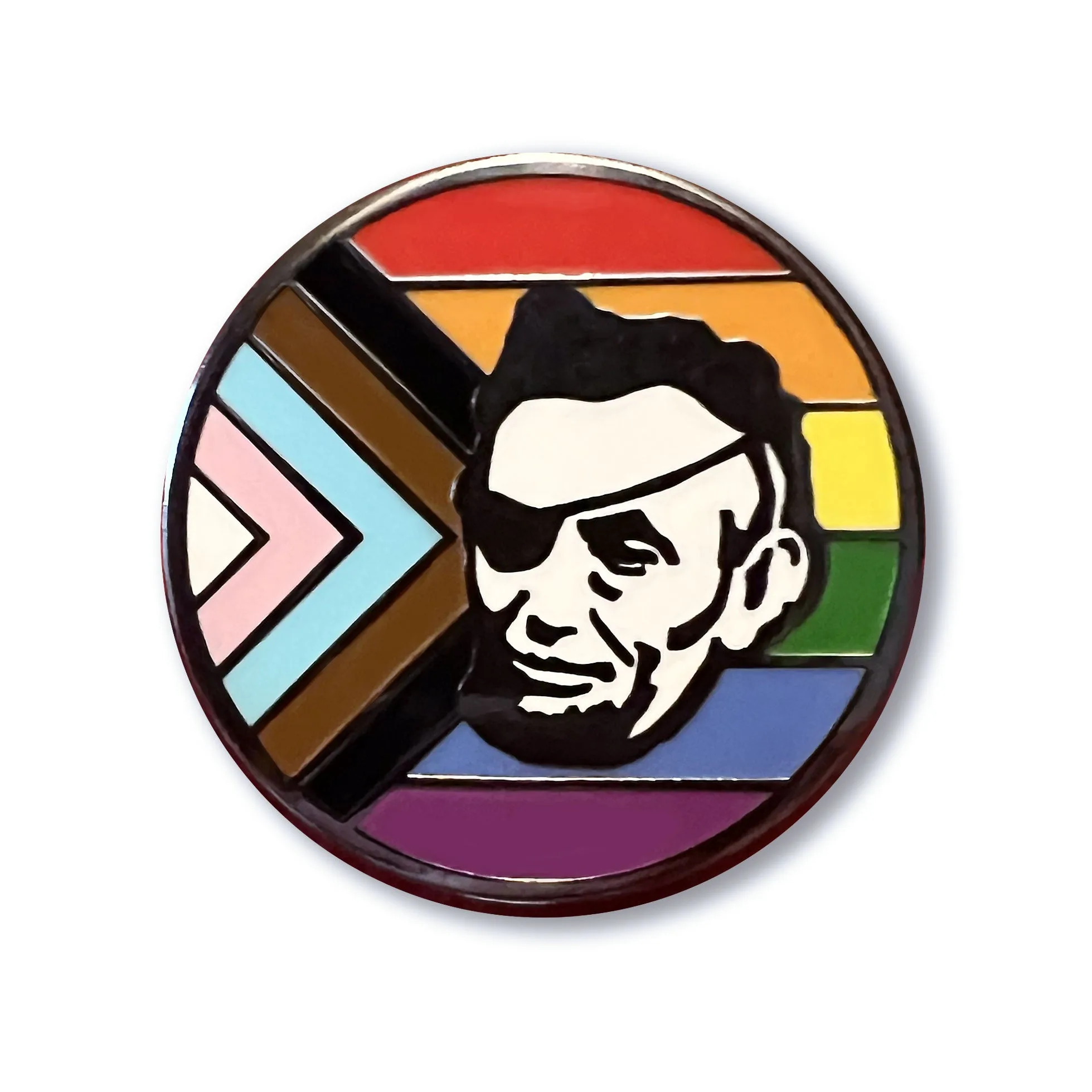 Rotofugi Abe Progress Pride Hard Enamel Pin