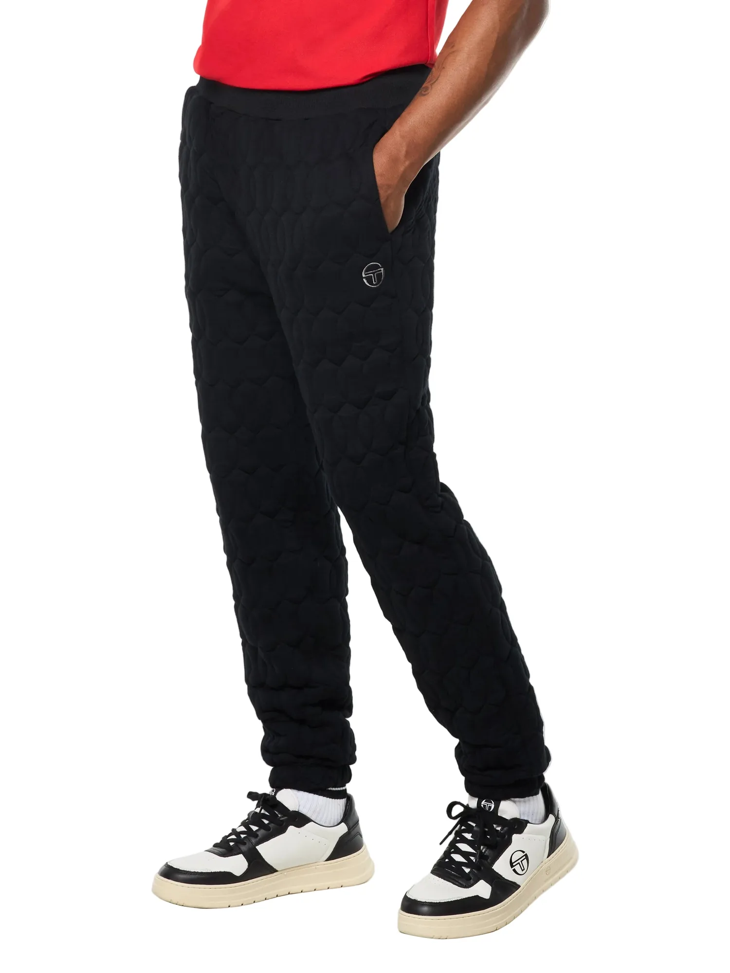 Aversa Quilted Sweatpant- Black Beauty